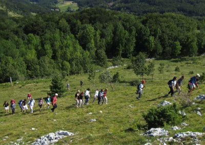 Ekskurzija Gimnazije in zdravstvene šole na planoto Gora