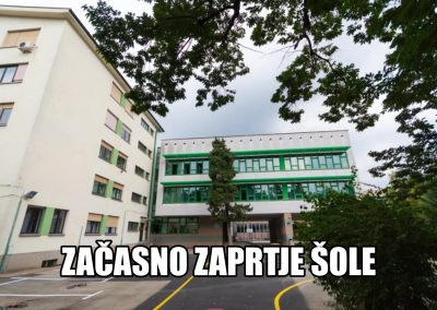 Začasno zaprtje šole