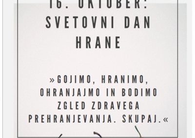 Obeležili smo svetovni dan hrane