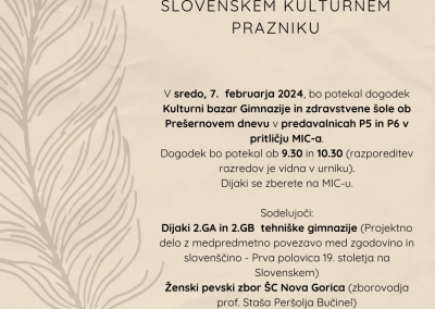 Slovenski kulturni praznik